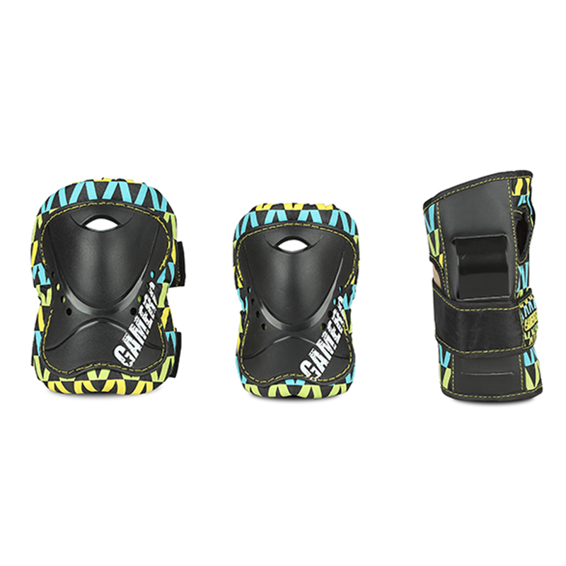 YOUTH BLACK SKATE SPORTING PROTECTION PADS SETS