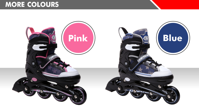 CASUAL CANVAS SOFT ADJUSTABLE STYLE INLINE SKATE 