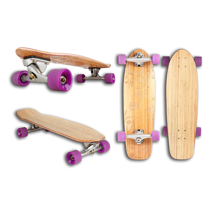 BAMBOO MAPLE FREESTYLE CARVER COMPLETE SKATEBOARD