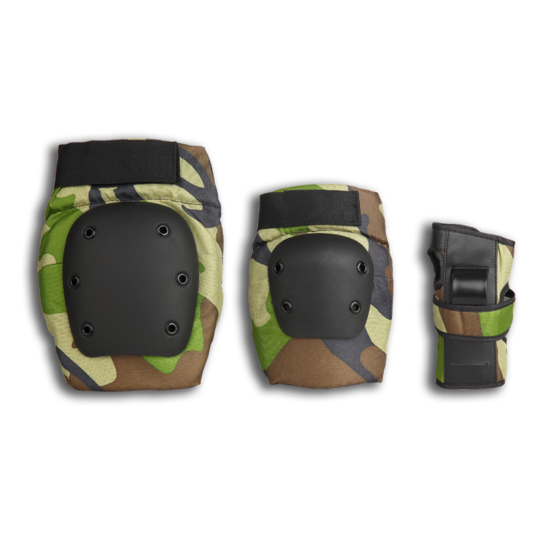 YOUTH CAMOUFLAGE SKATING PROTECTION PADS SETS