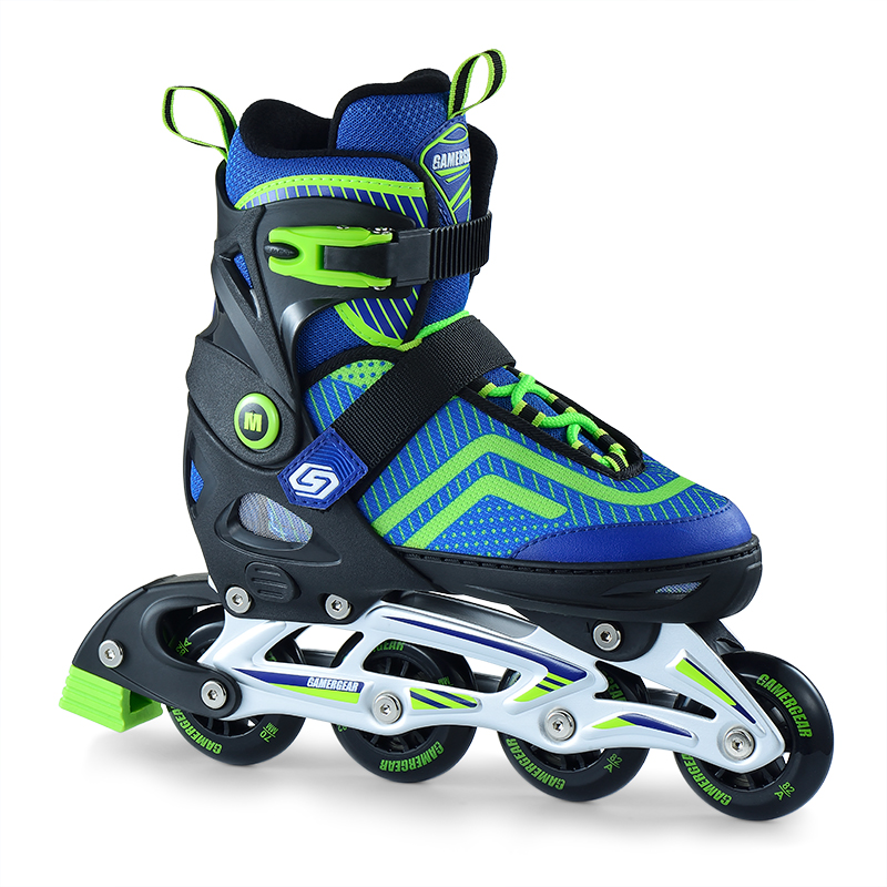 STRONG ALUMINUM CHASSIS FLY-KNITTED ADJUSTABLE INLINE SKATE 